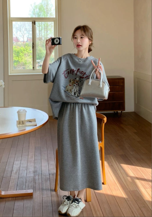 小狗衛衣兩件套