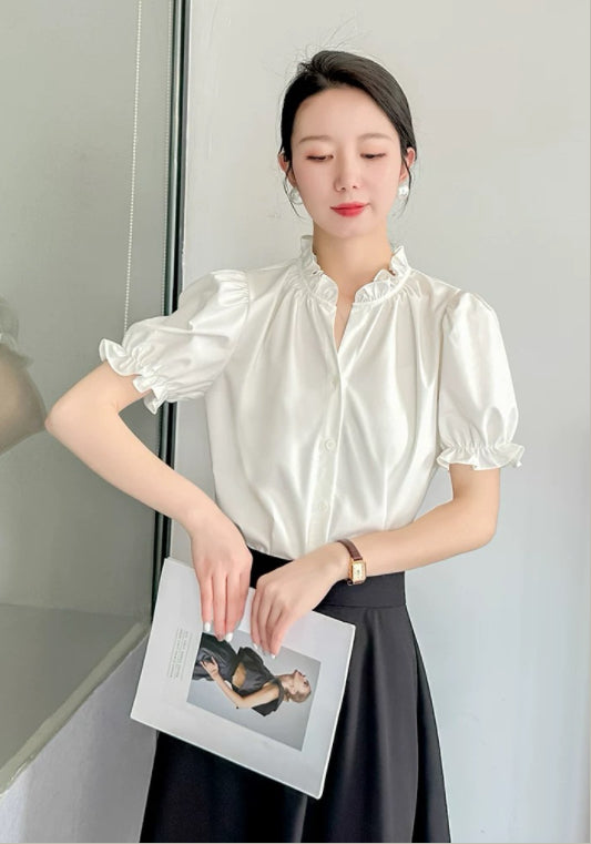 木耳邊襯衫