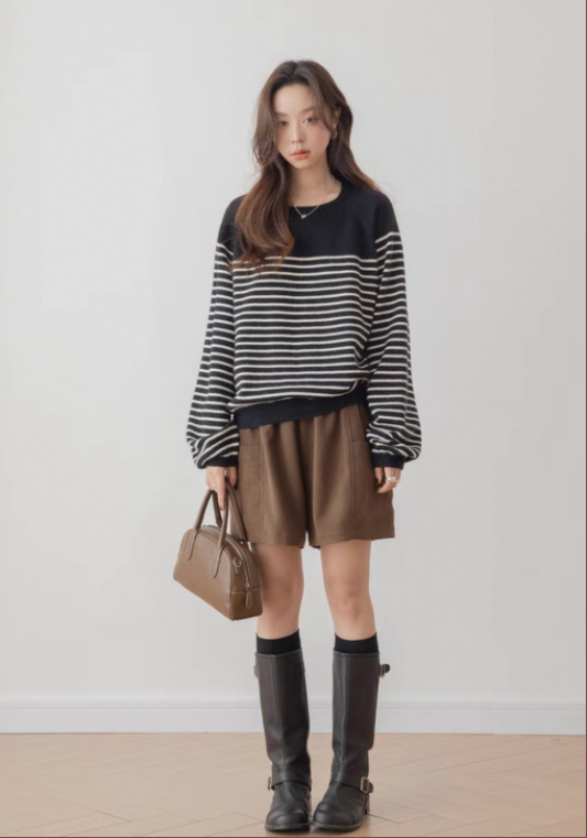 小香風針織上衣