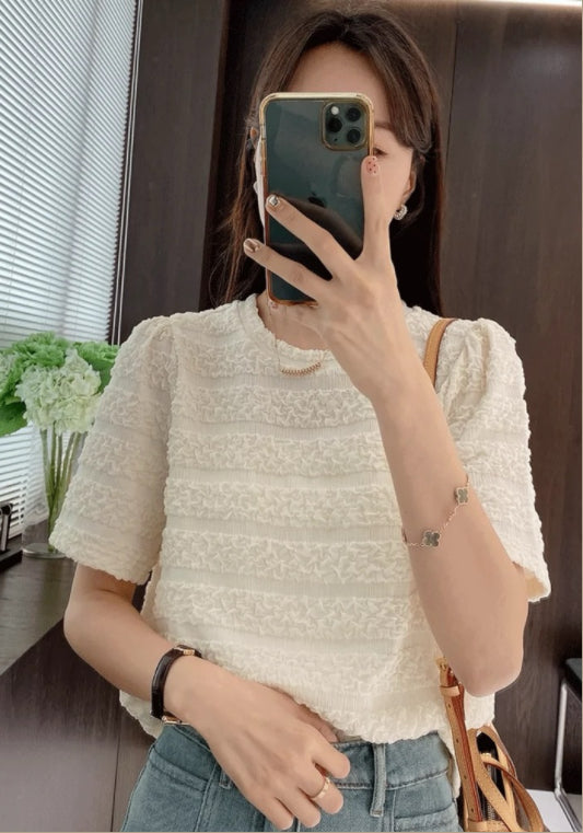 小香風肌理上衣