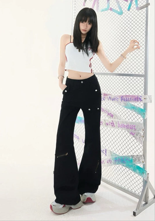 工裝設計款長褲