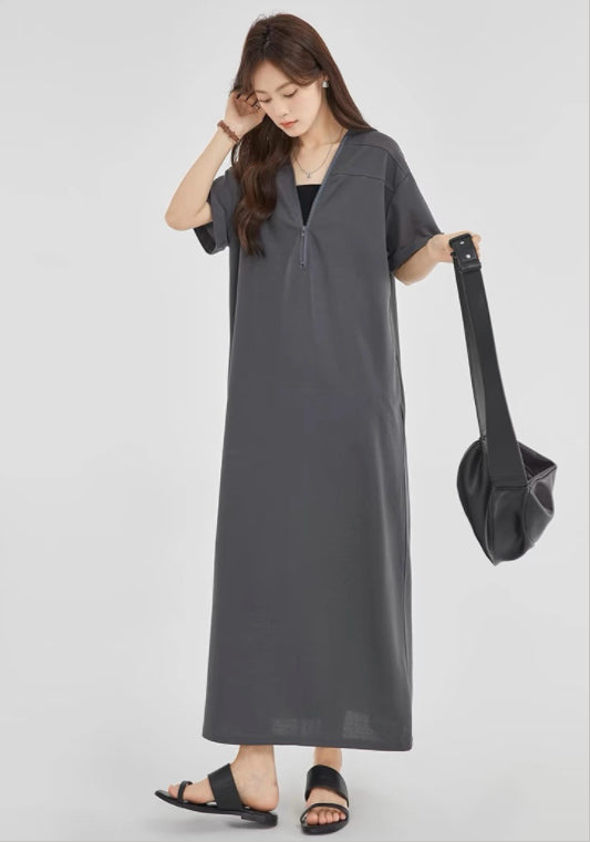 拉鍊連衣裙