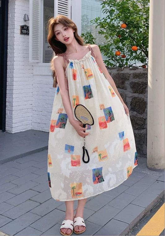 彩色圖塊裙