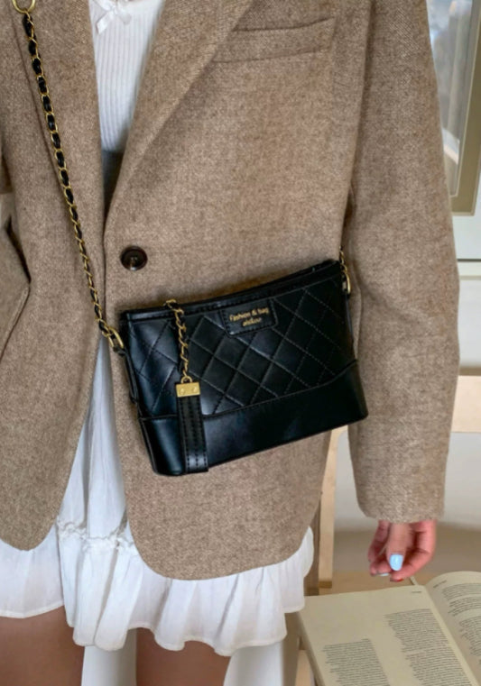 小香風撞色鏈條包