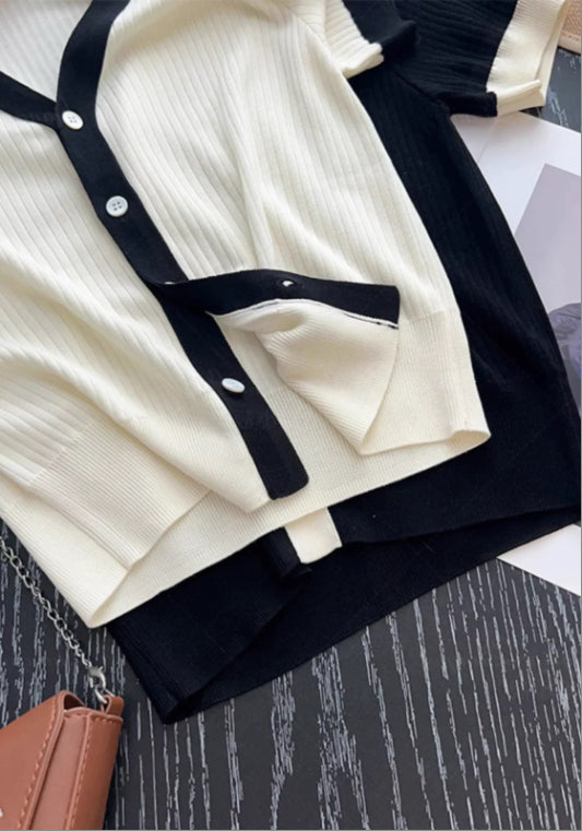 小香風針織上衣