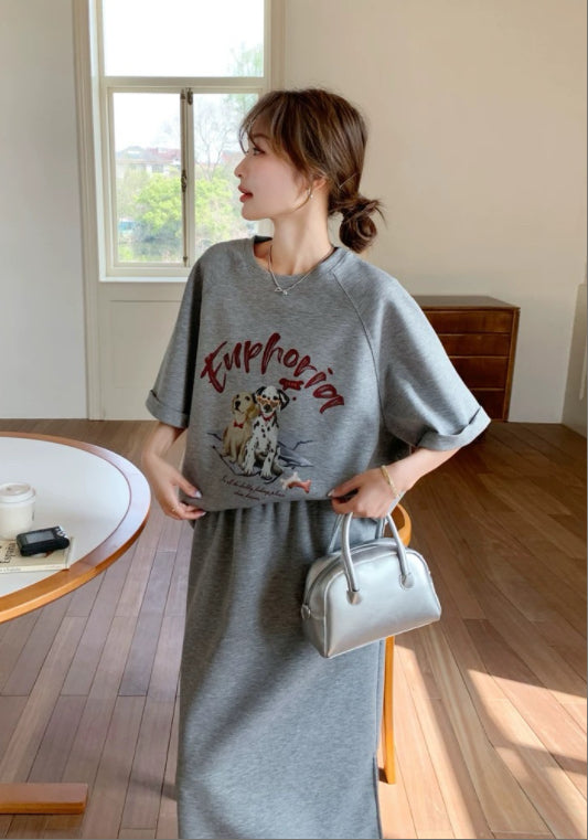 小狗衛衣兩件套