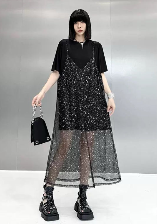 亮片裙兩件套