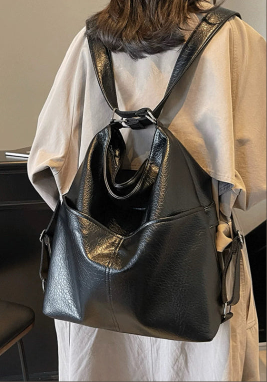Premium leather tote bag