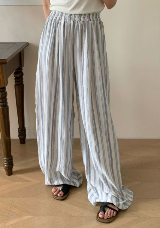 寬鬆條紋褲