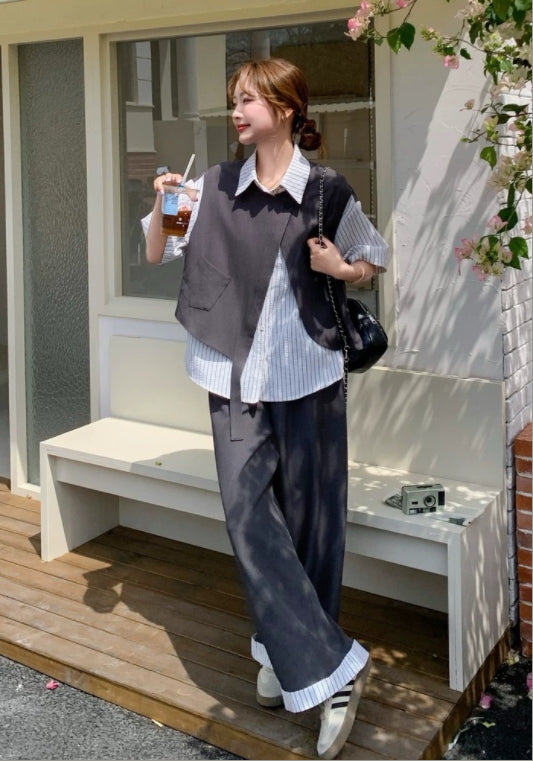 假兩件西裝套裝