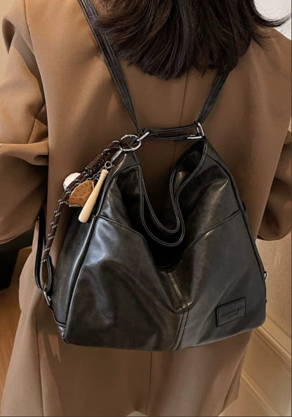 Premium leather tote bag