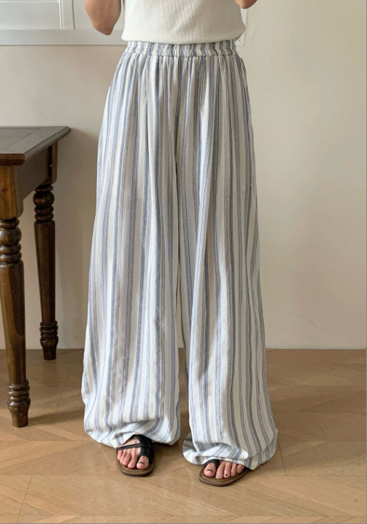 寬鬆條紋褲