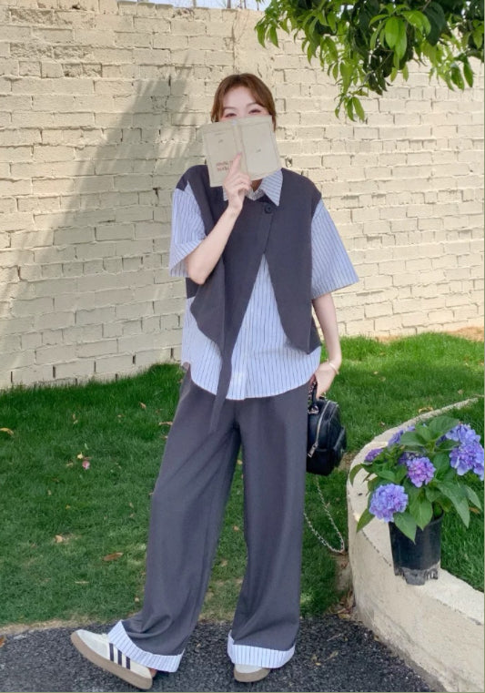 假兩件西裝套裝