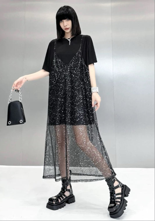 亮片裙兩件套