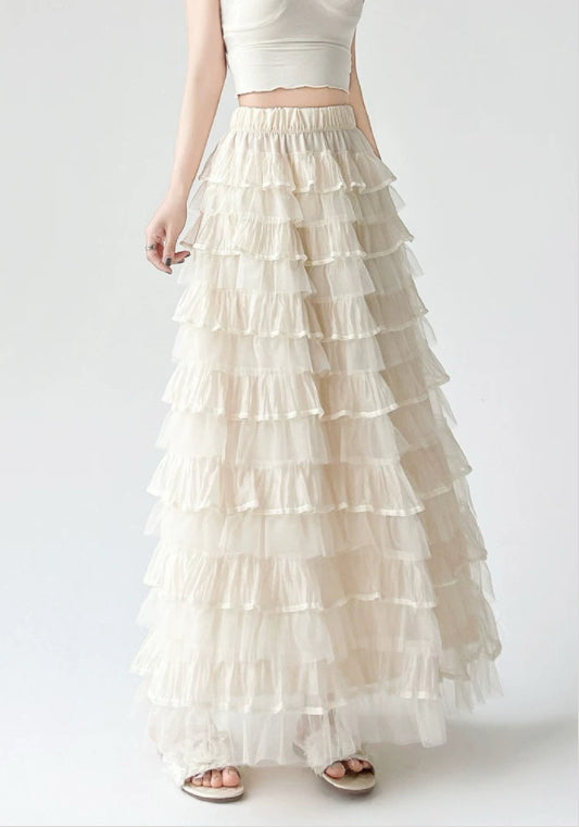 天絲蛋糕裙