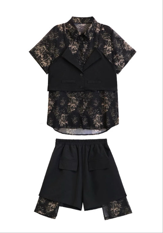 假兩件天絲兩件套