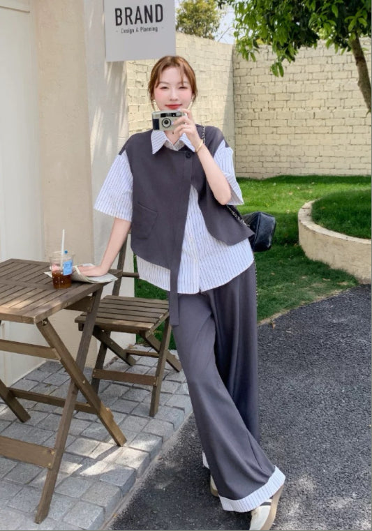 假兩件西裝套裝