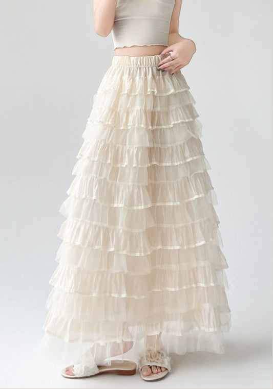 天絲蛋糕裙