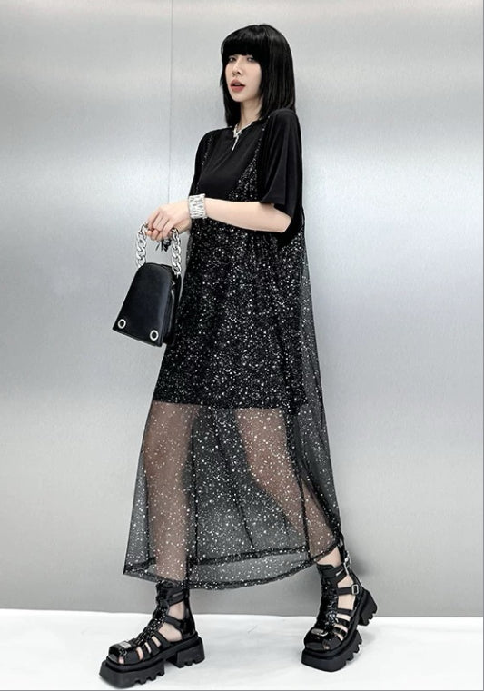 亮片裙兩件套