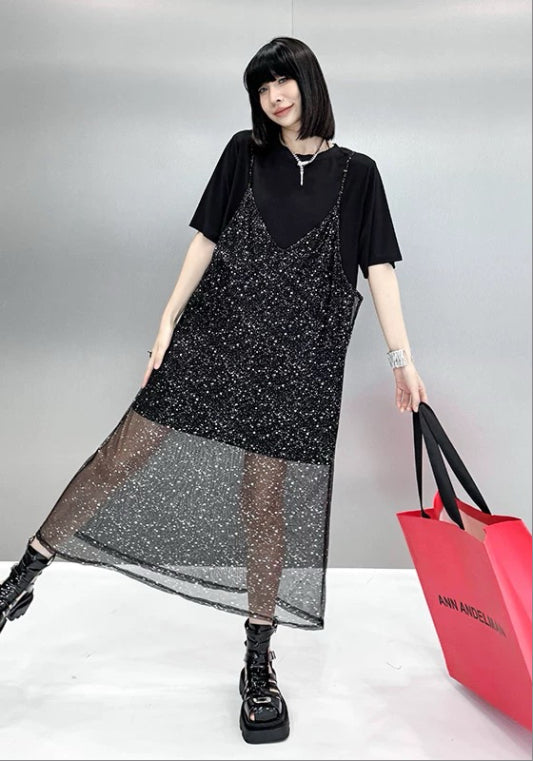 亮片裙兩件套