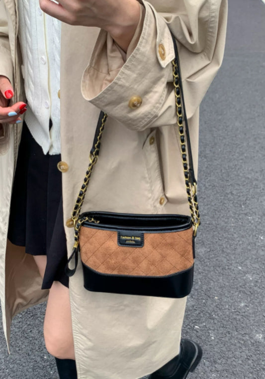 小香風撞色鏈條包