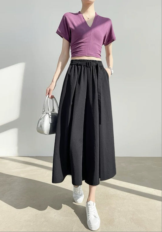 寬鬆裙褲