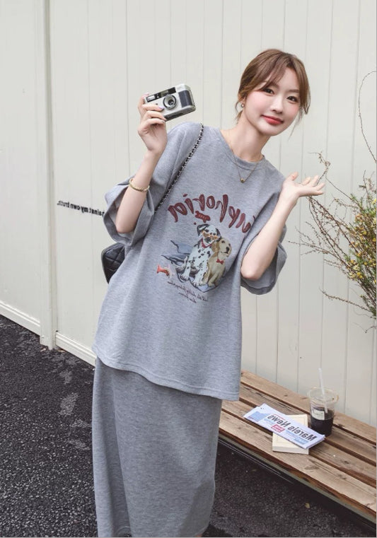 小狗衛衣兩件套