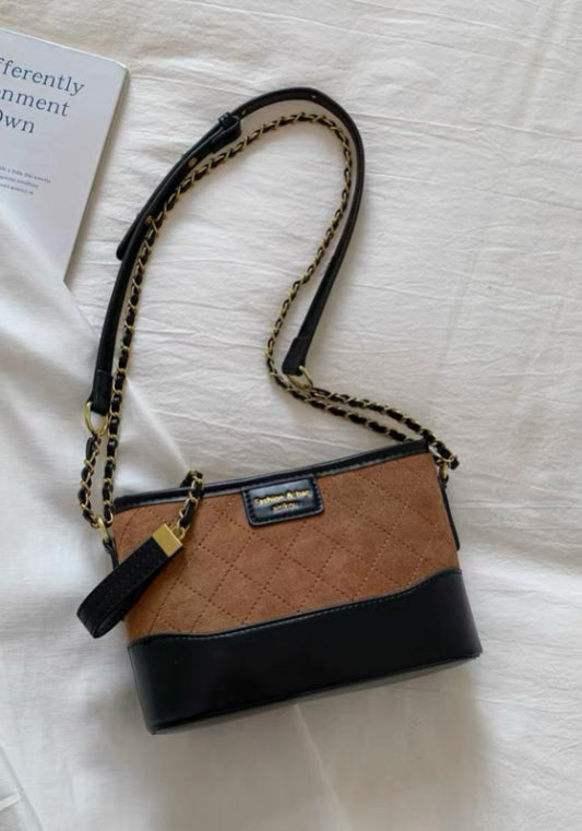 小香風撞色鏈條包